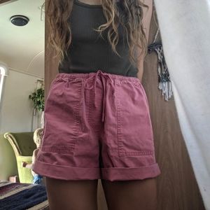 Vintage L.L.Bean High waisted draw string shorts.